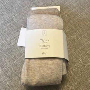 H&M Cream and Tan Socks & Tights Accessories